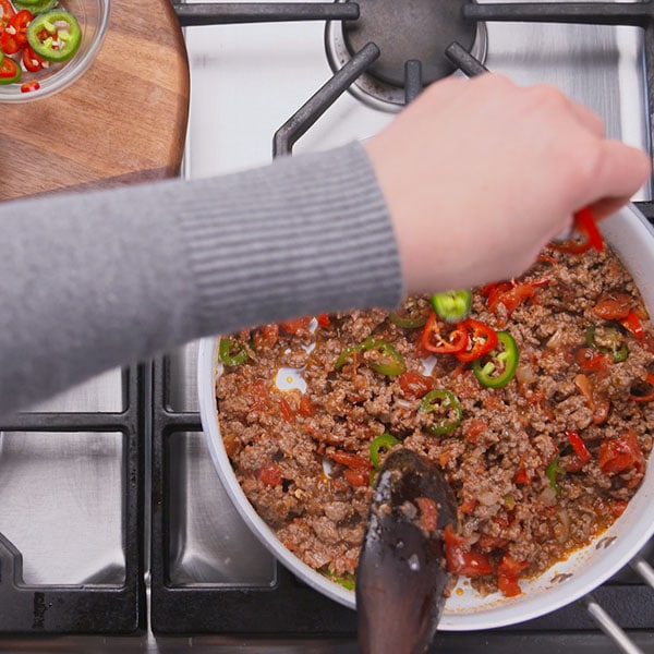 ground beef with jalapenos