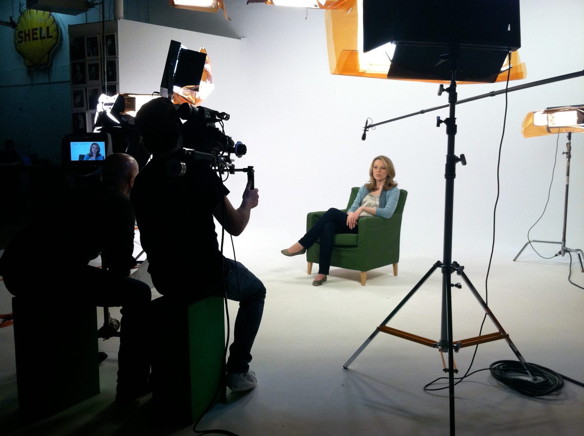 Formal Interview Video Shoot at K2 Productions Greensboro Studio