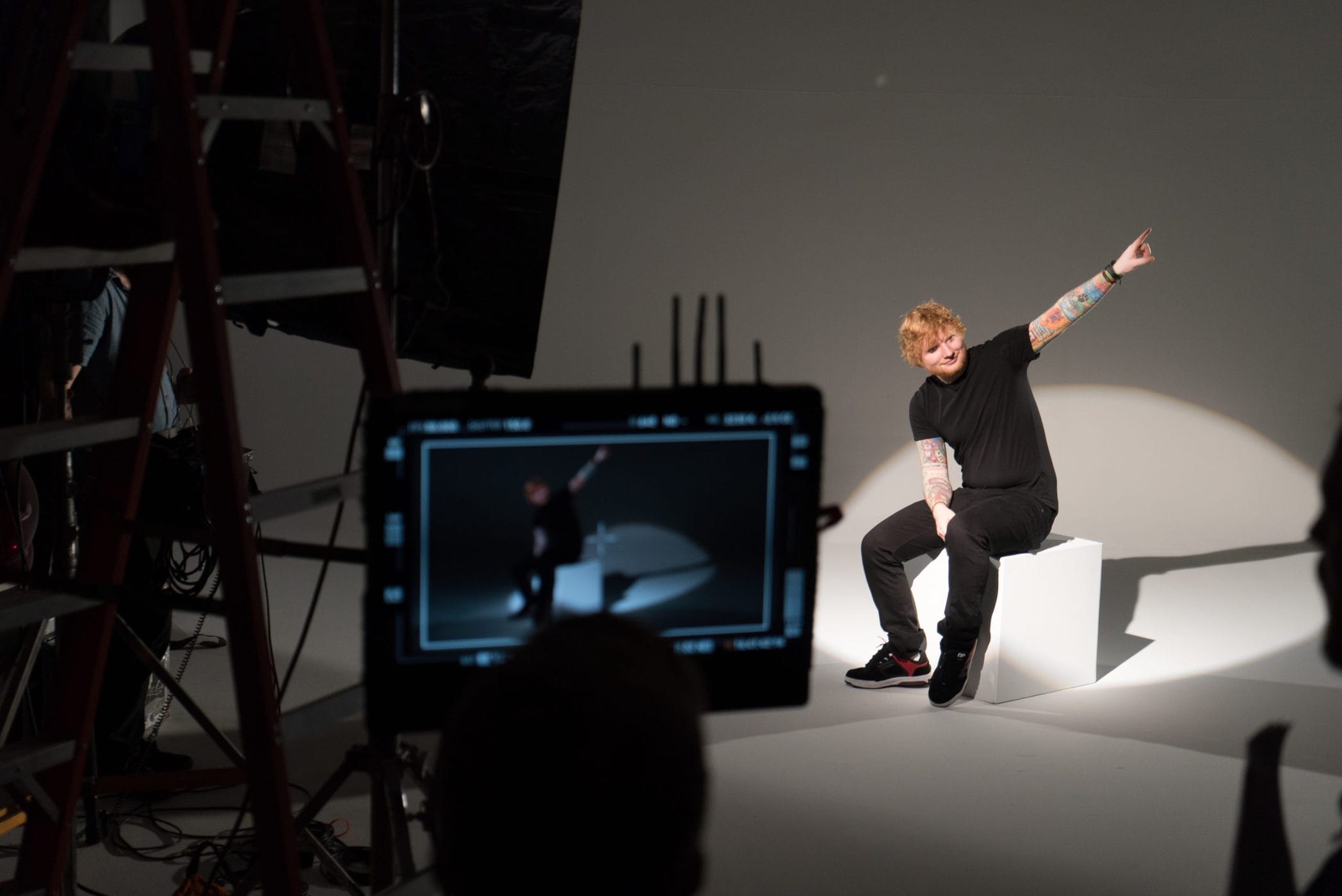 Ed Sheeran Behind the Scenes K2 Video and Photography Studios