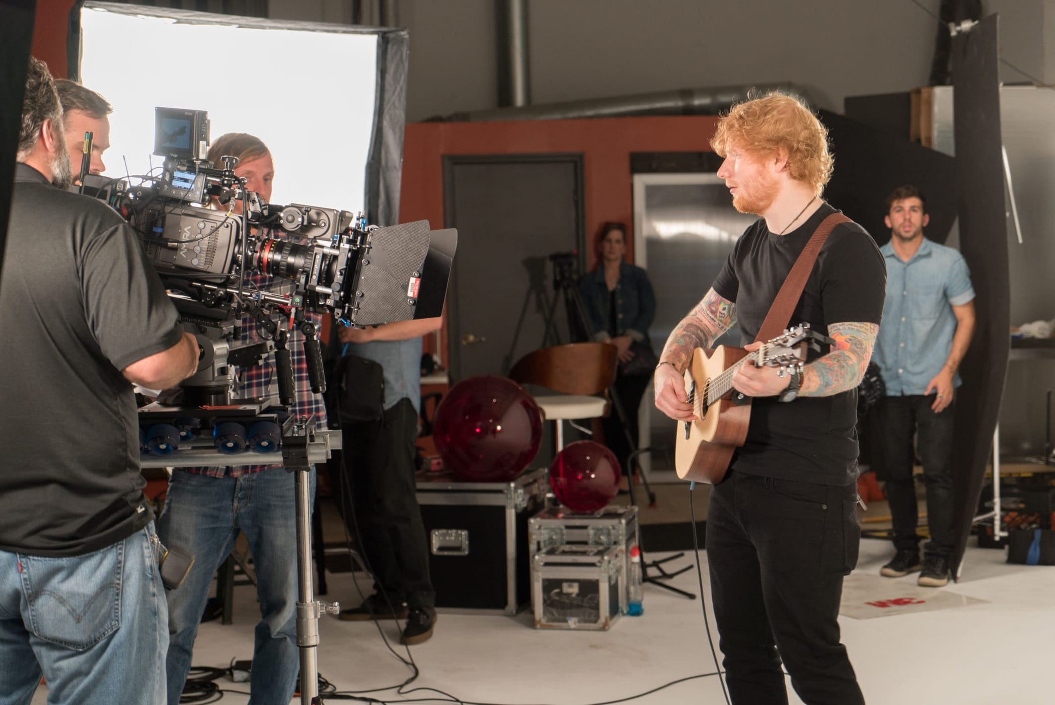 K2 Video Production Ed Sheeran shoot