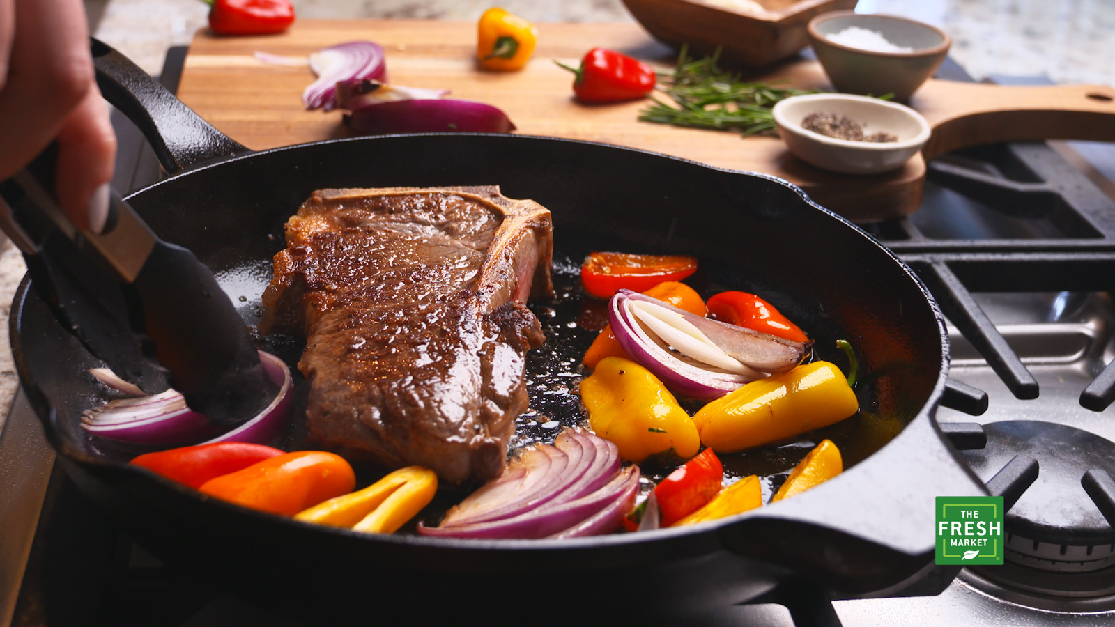 Skillet Steak Food Photography by K2 Production