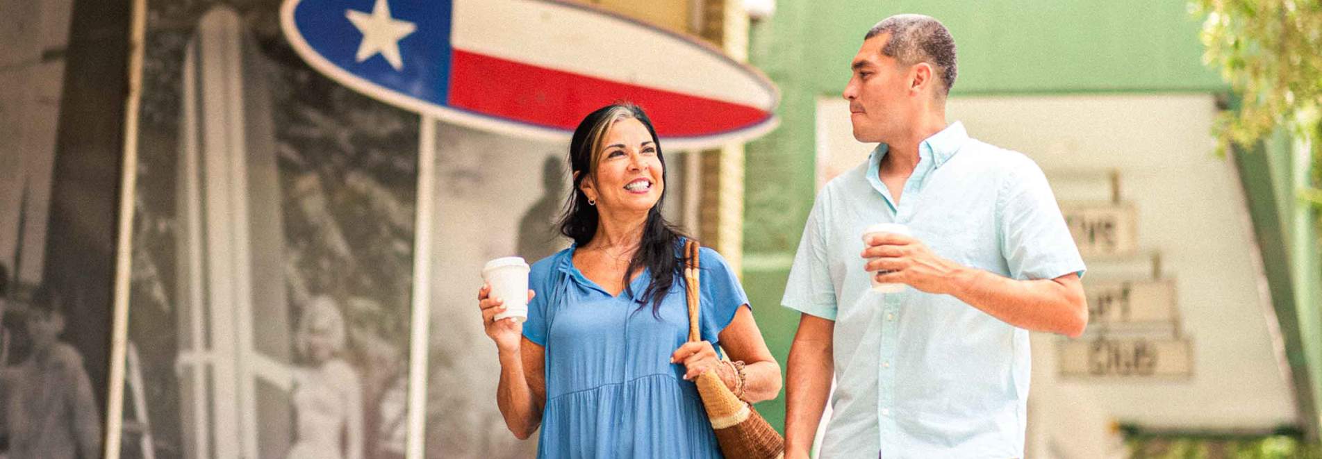 Couple with coffee in Texas by K2 Productions Photography