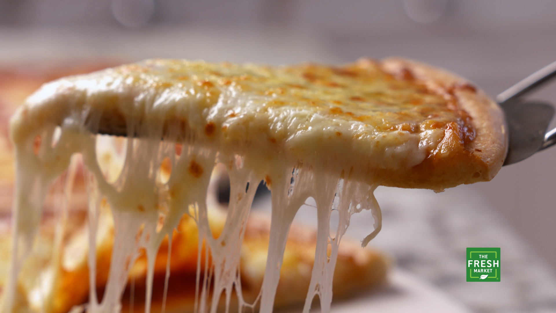 Cheese Pizza Pull Food Photography by K2 Production