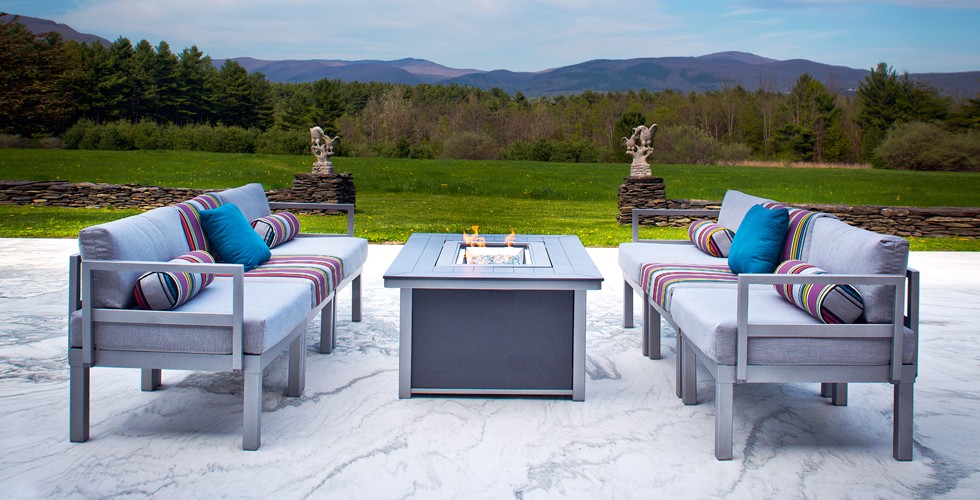 Firepits and outdoor couches K2 Product Photography