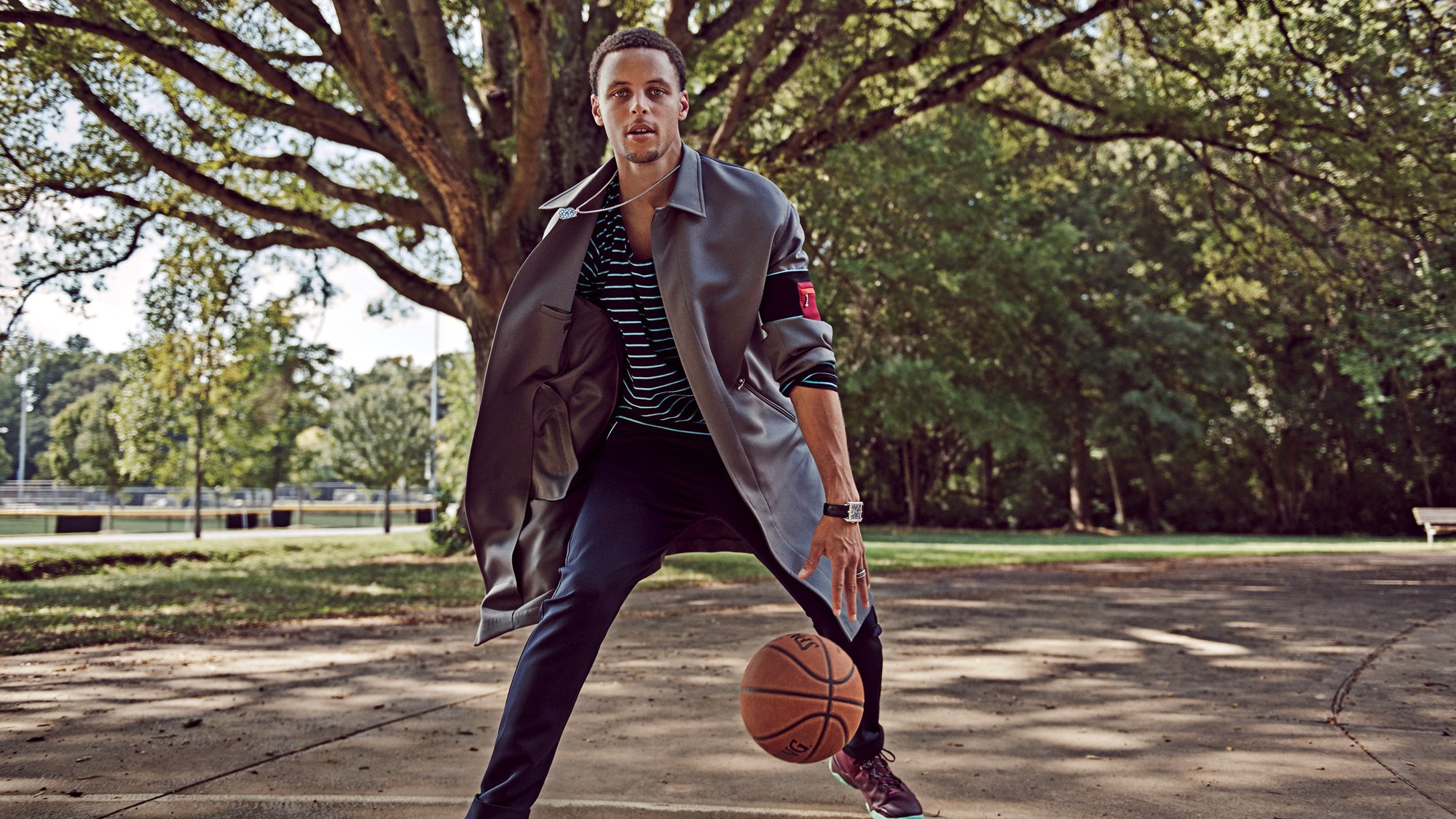 Steph Curry Dribbling Lifestyle Photography from K2 Productions