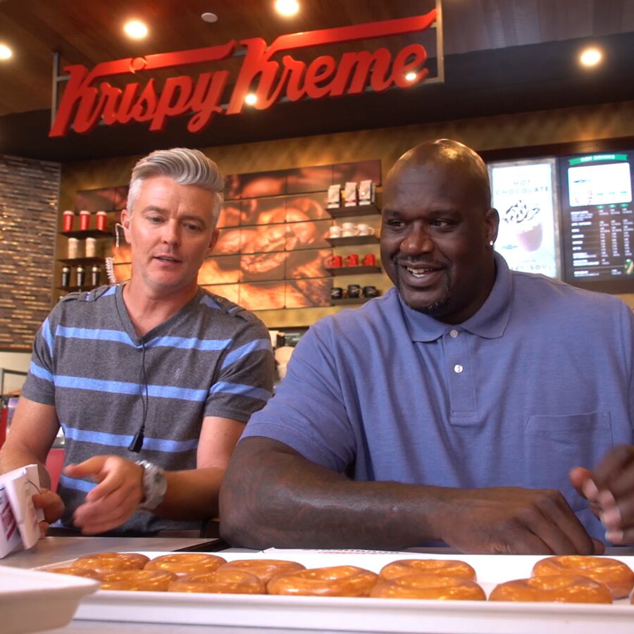 K2 director working with Shaq on an advertisement