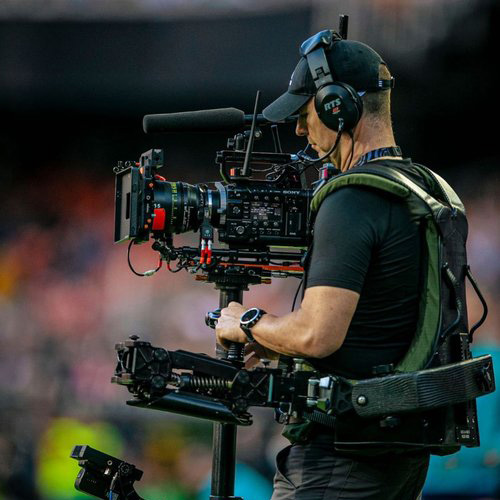 K2 Productions Cameraman using a Steadicam