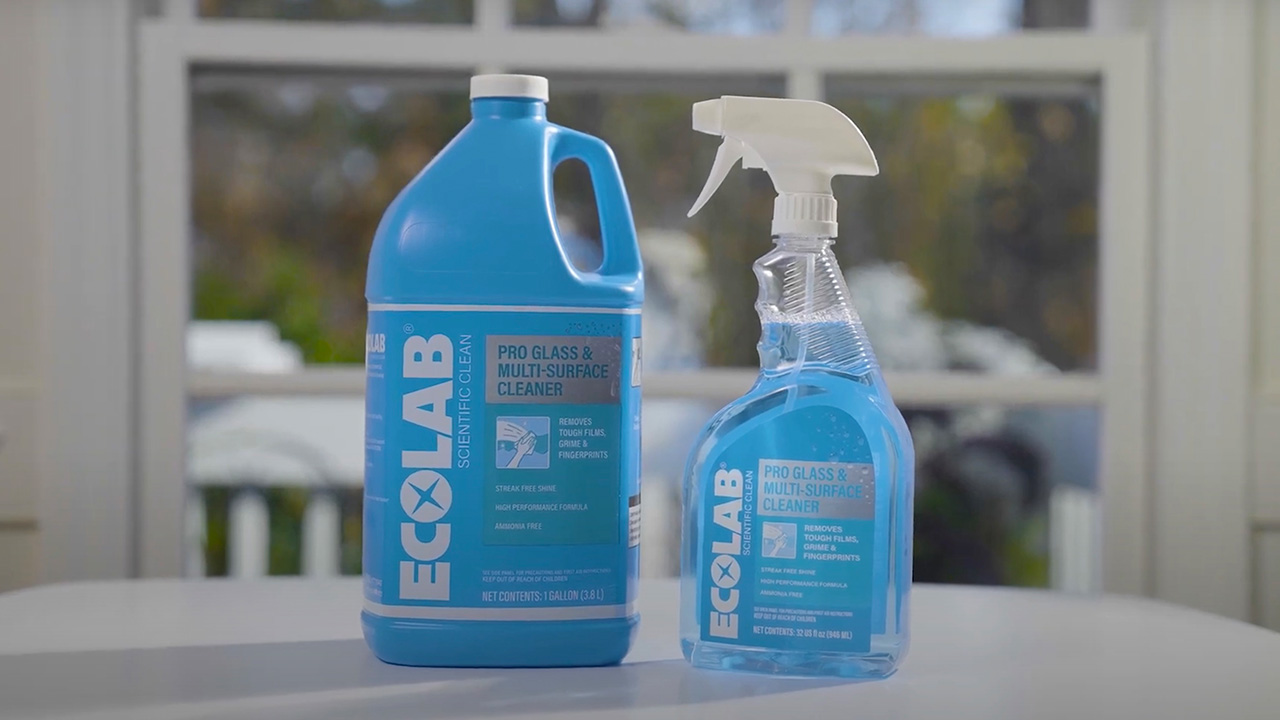K2 Productions video thumbnail - Ecolab Glass Cleaner Product Video