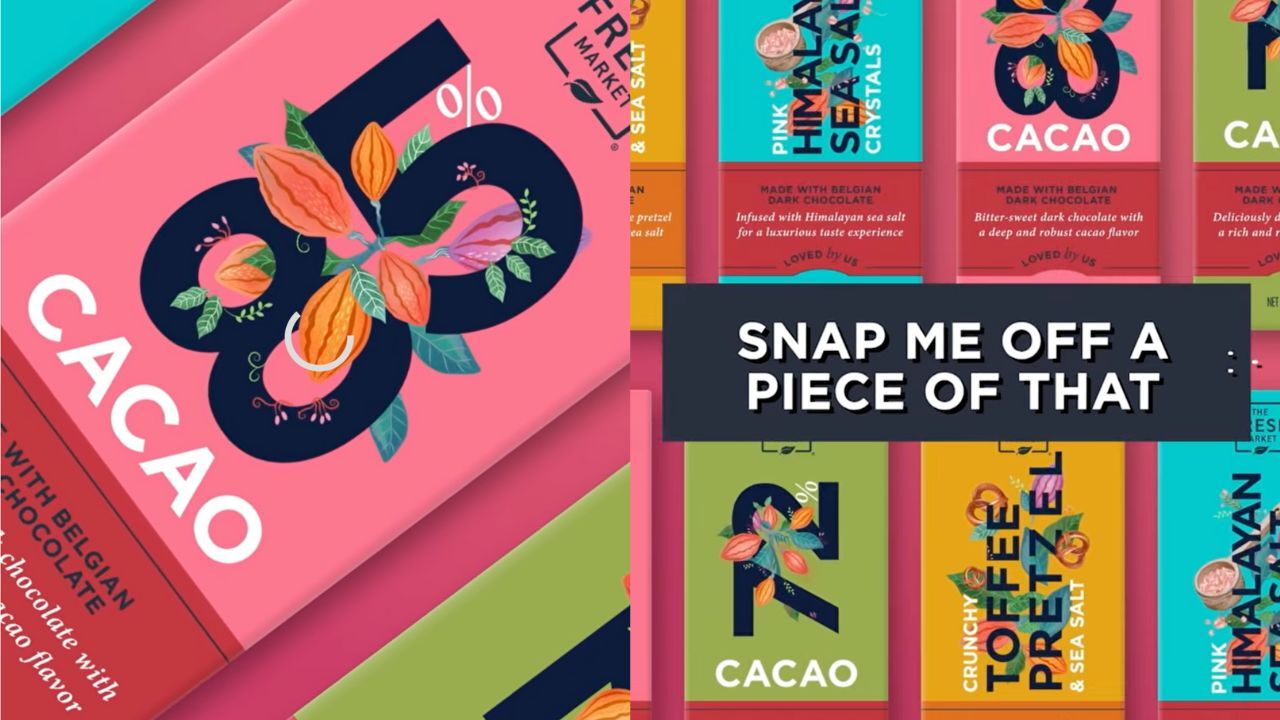 K2 Productions video thumbnail - Food Social Reel Animation